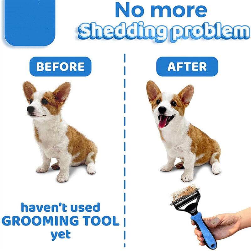 Pet Deshedding Grooming Brush