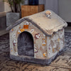 Foldable Dog House Sleep Kennel Removable Nest Warm Enclosed Cave Sofa 0 Petvetx Caf puppy Small 