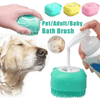 Silicone Dog Bath Massage Gloves