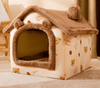 Foldable Dog House - Warm Enclosed Kennel