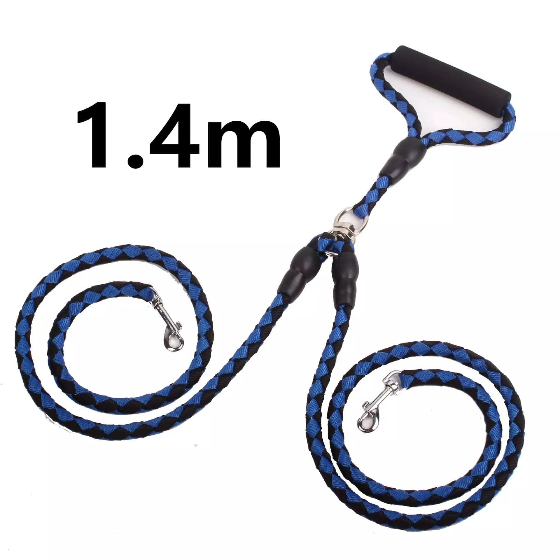 Double-Ended Dog Traction Rope with Collar