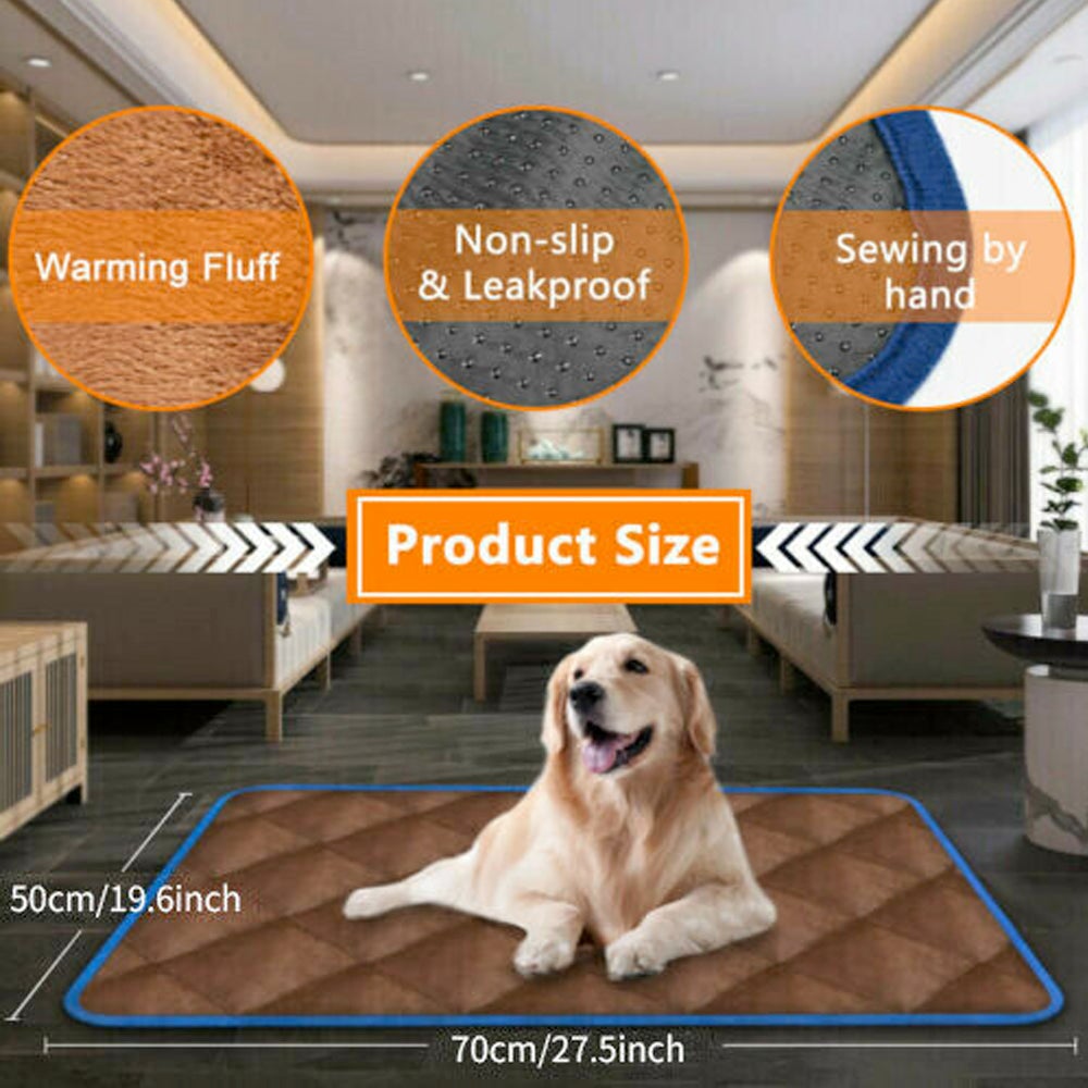 Self Heating Thermal Mattress Bed for Dogs and Cats