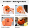 MEWOOFUN Dog Button - Talking Pet Interactive Toy